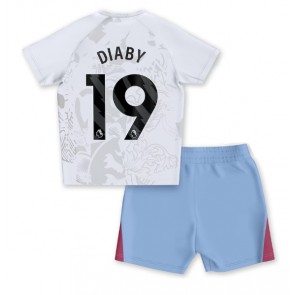 Aston Villa Moussa Diaby #19 Replika Babytøj Udebanesæt Børn 2023-24 Kortærmet (+ Korte bukser)